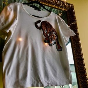 White tiger t shirt